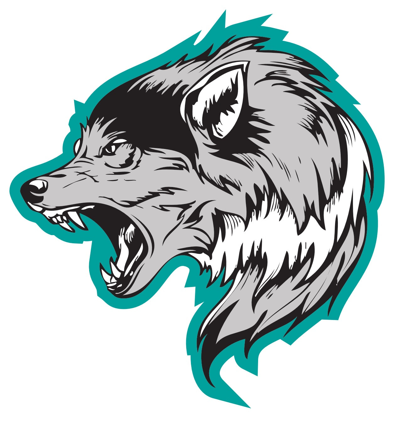 Aufkleber / Sticker FlatOut Wolf